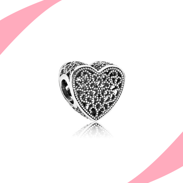 Charm Corazón de Encaje - Imagen 2