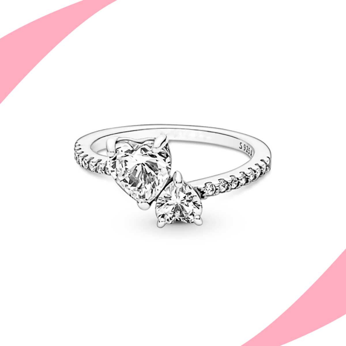 Anillo Corazón Doble