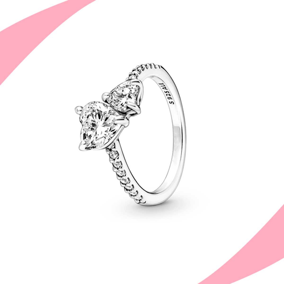 Anillo Corazón Doble - Imagen 2