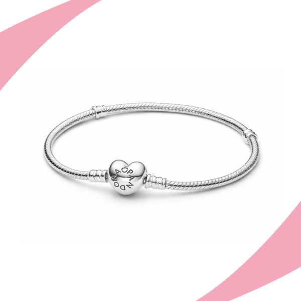 Pulsera Corona Grabada en Corazón