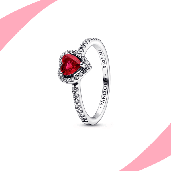 Anillo Corazón Rubí - Imagen 2