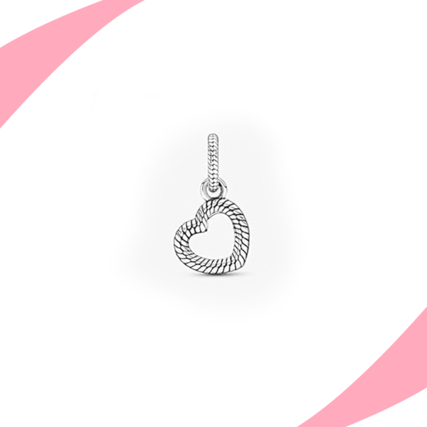 Charm Corazón Trenzado