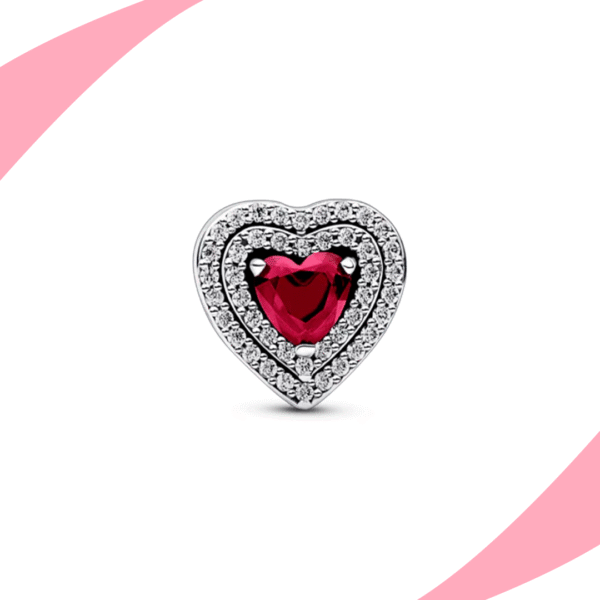 Charm Corazón Rubí