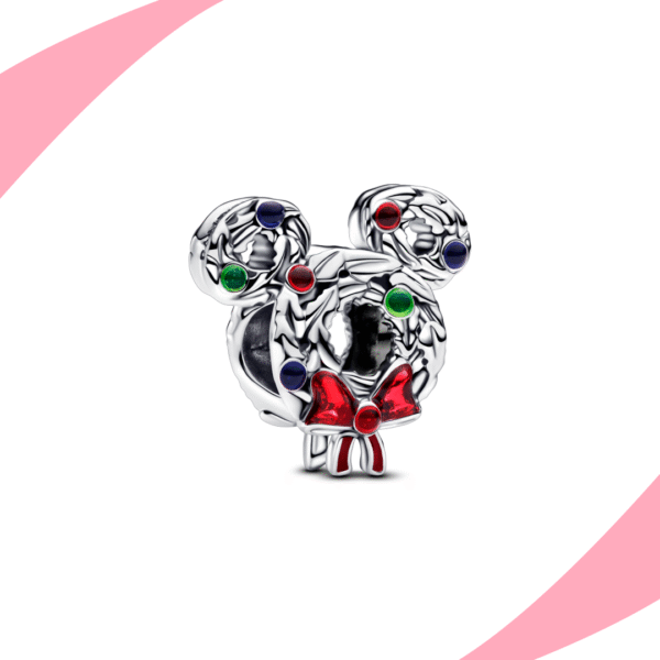 Charm Corona Navideña Mickey - Imagen 2