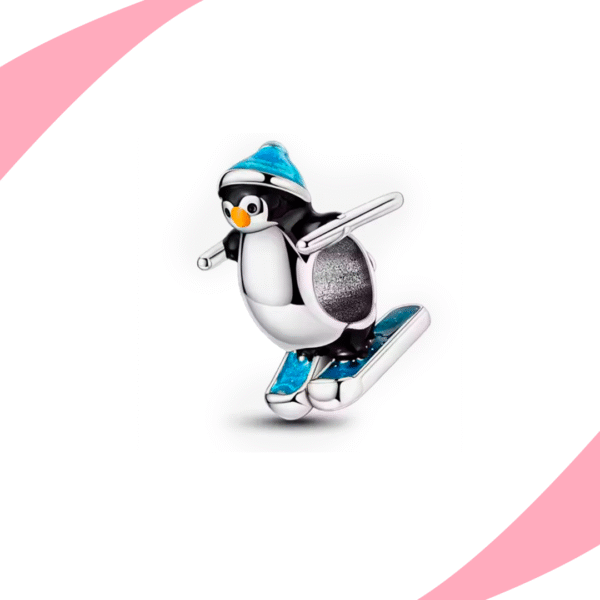 Charm Pingüino Esquiador