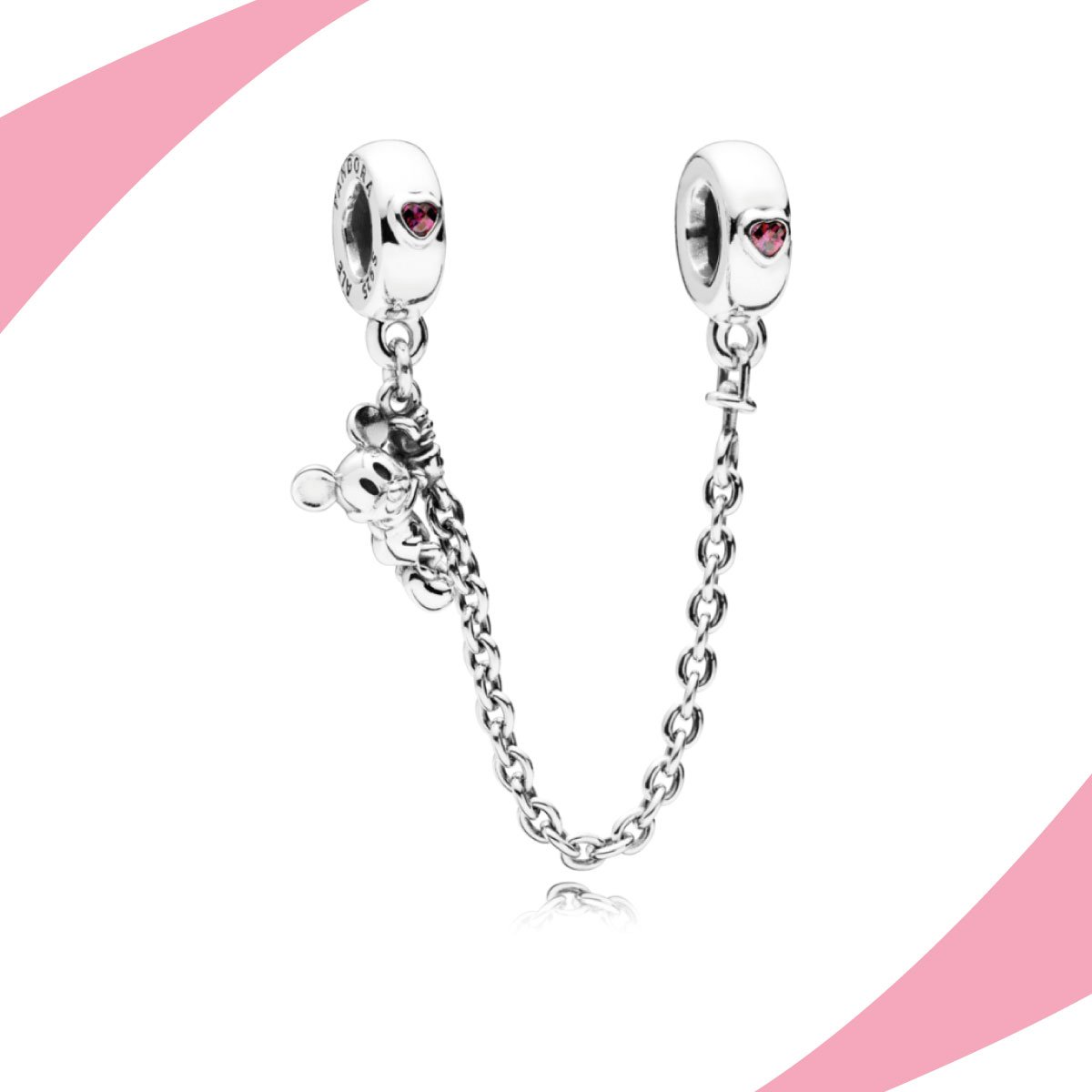 Charm Cadena de Seguridad Mickey