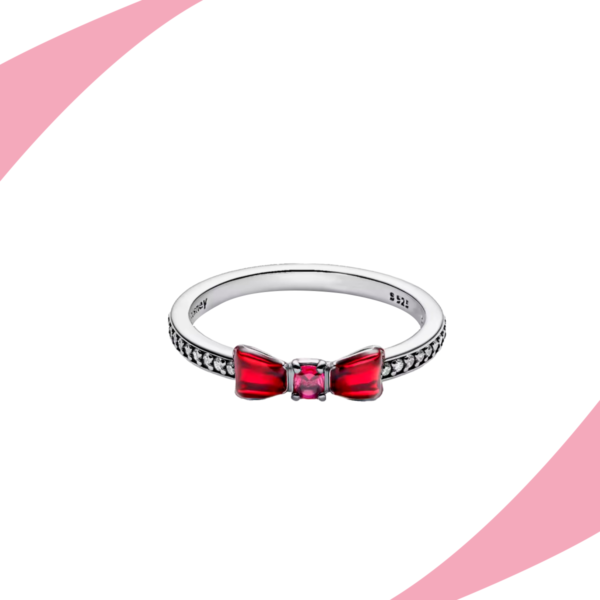 Anillo Moño Rojo de la Princesa Blancanieves