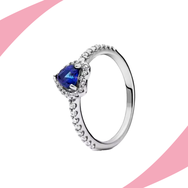 Anillo Corazón Azul